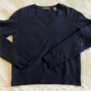 Black cashmere sweater